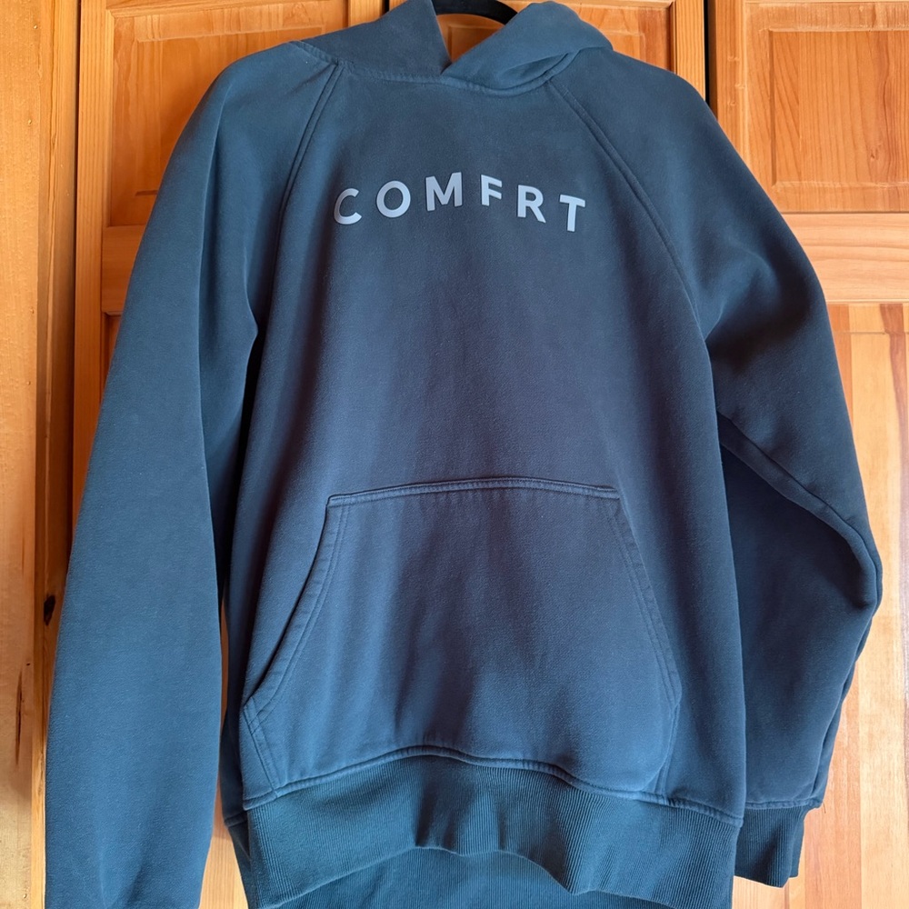 Comfrt oversized Sweatshirt- Med Hunter Green